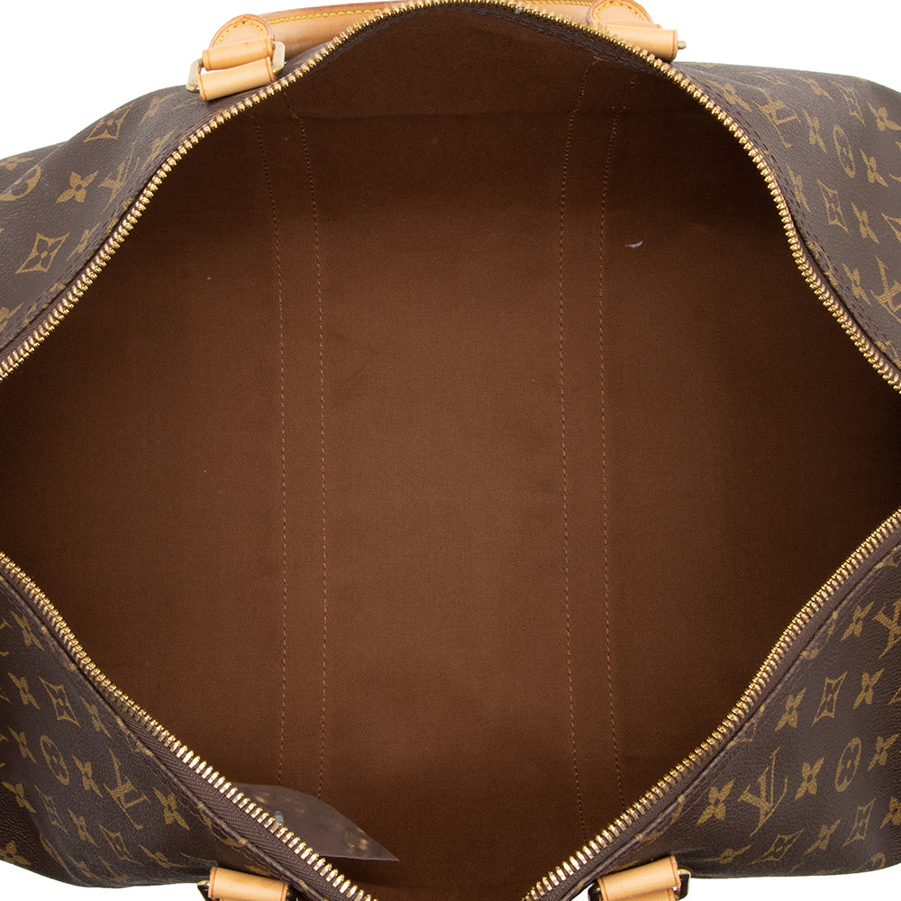 Louis Vuitton Vintage Monogram Canvas Keepall 50 Duffel Bag (17140) - Image 7