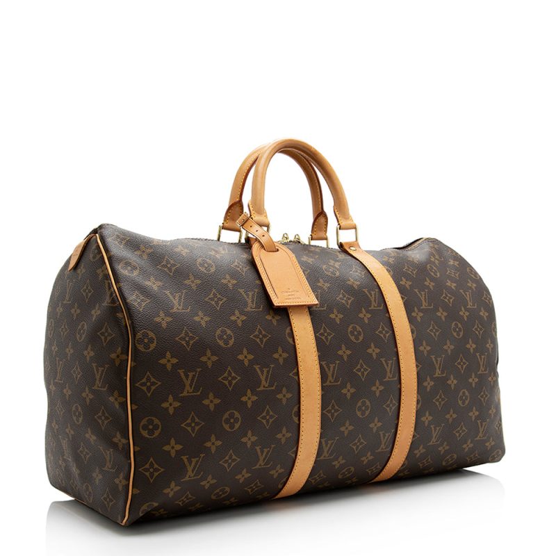Louis Vuitton Vintage Monogram Canvas Keepall 50 Duffel Bag (21494) - Image 2