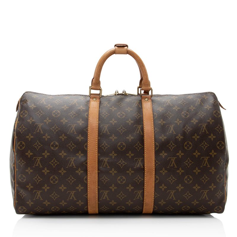 Louis Vuitton Vintage Monogram Canvas Keepall 50 Duffel Bag (21935) - Image 3