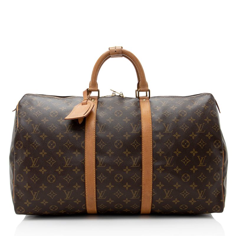 Louis Vuitton Vintage Monogram Canvas Keepall 50 Duffel Bag (21935)