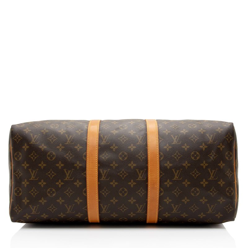 Louis Vuitton Vintage Monogram Canvas Keepall 50 Duffle Bag (eII6TM) - Image 4