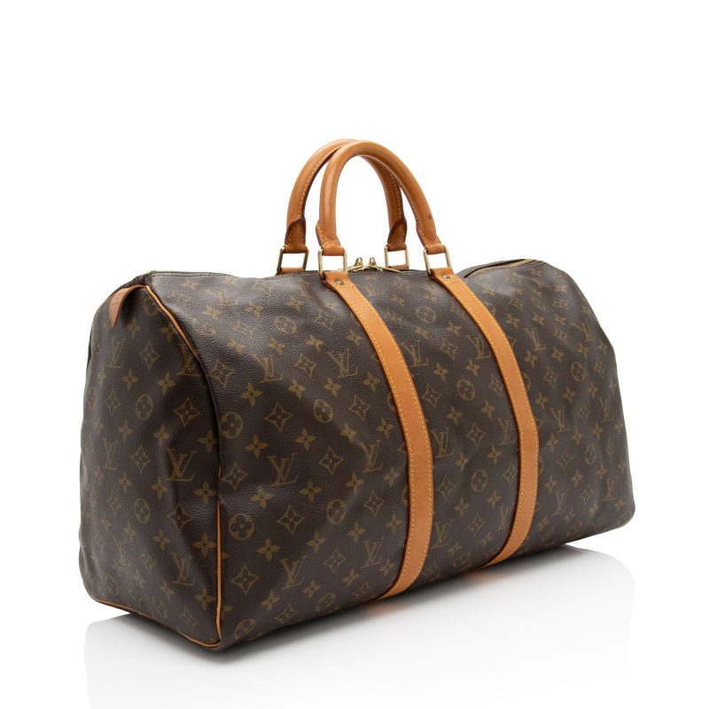 Louis Vuitton Vintage Monogram Canvas Keepall 50 Duffle Bag (eII6TM) - Image 2