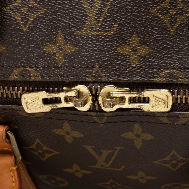 Louis Vuitton Vintage Monogram Canvas Keepall 55 Duffel Bag (16747) - Image 9