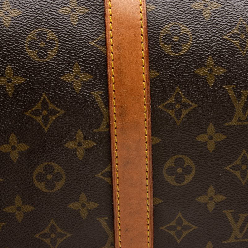 Louis Vuitton Vintage Monogram Canvas Keepall 55 Duffel Bag (16747) - Image 10