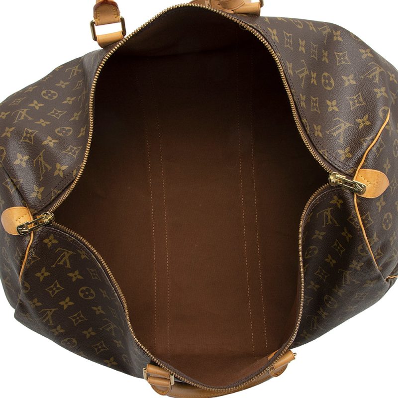 Louis Vuitton Vintage Monogram Canvas Keepall 55 Duffle Bag (21843) - Image 7