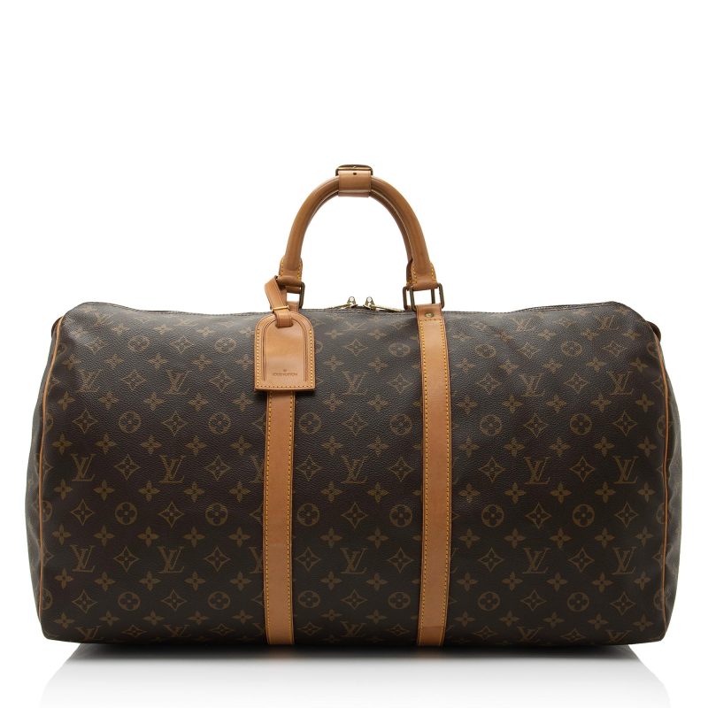 Louis Vuitton Vintage Monogram Canvas Keepall 55 Duffle Bag (s4h4Kj)