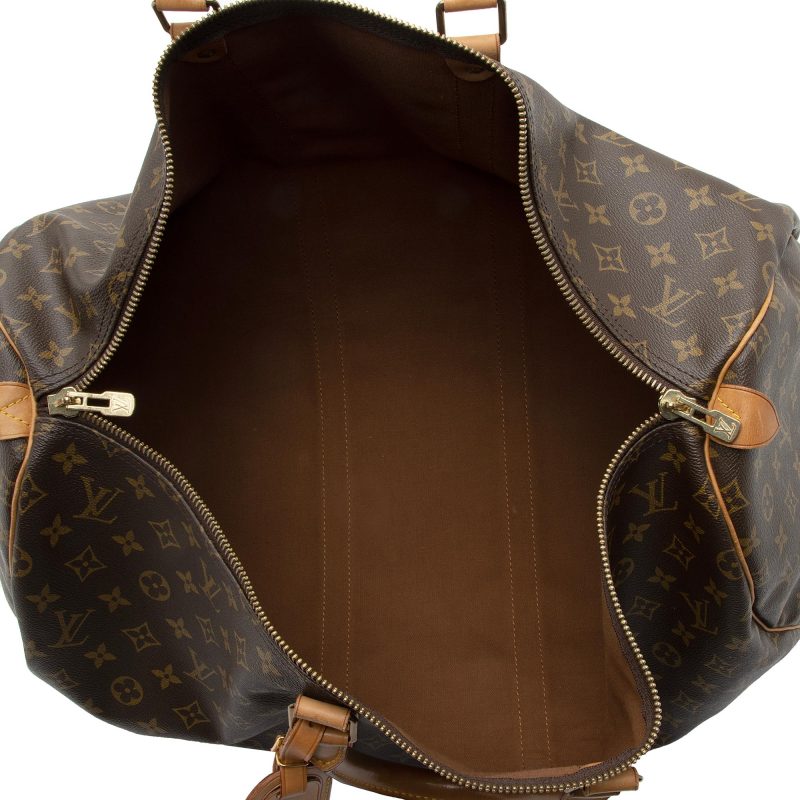 Louis Vuitton Vintage Monogram Canvas Keepall 55 Duffle Bag (s4h4Kj) - Image 7
