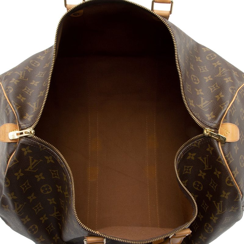 Louis Vuitton Vintage Monogram Canvas Keepall 55 Duffle Bag (4qC8Sn) - Image 7