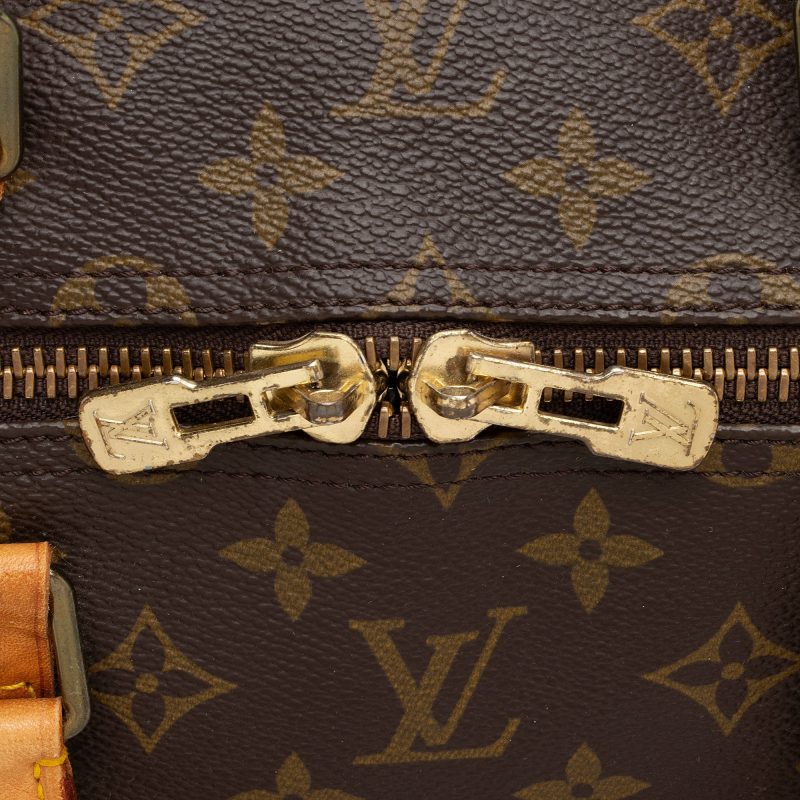 Louis Vuitton Vintage Monogram Canvas Keepall 55 Duffle Bag (V95Q6T) - Image 9