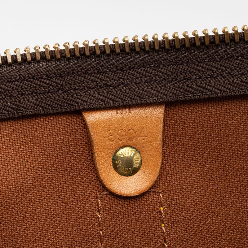 Louis Vuitton Vintage Monogram Canvas Keepall 55 Duffle Bag (V95Q6T) - Image 6