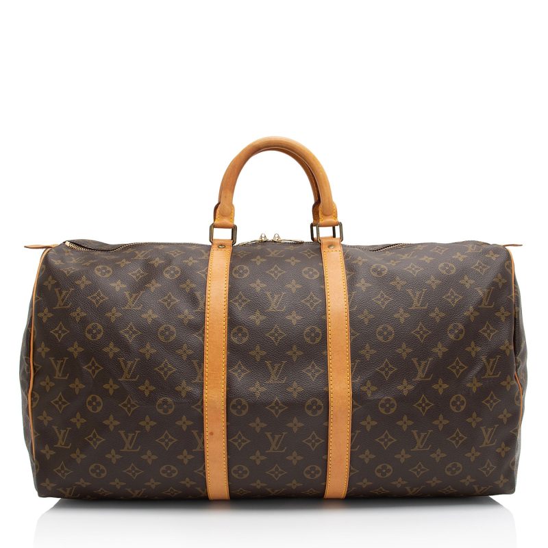 Louis Vuitton Vintage Monogram Canvas Keepall 55 Duffle Bag (V95Q6T)