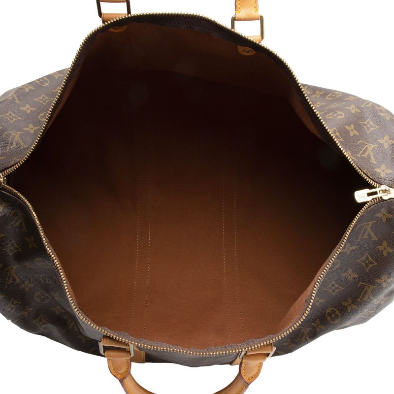 Louis Vuitton Vintage Monogram Canvas Keepall 55 Duffle Bag (V95Q6T) - Image 7