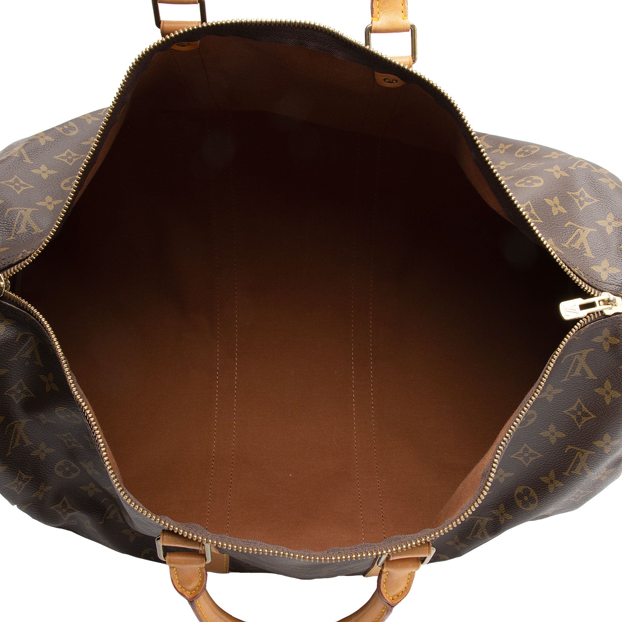 Louis Vuitton Vintage Monogram Canvas Keepall 55 Duffle Bag (V95Q6T) - Image 7