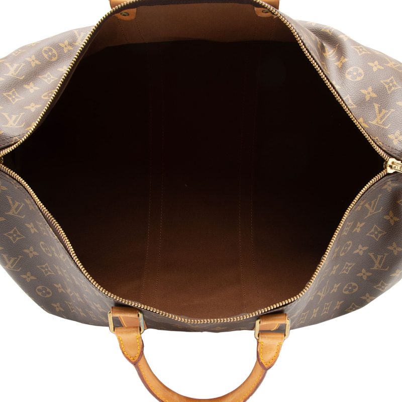 Louis Vuitton Vintage Monogram Canvas Keepall 55 Duffle Bag (4cGeiE) - Image 7