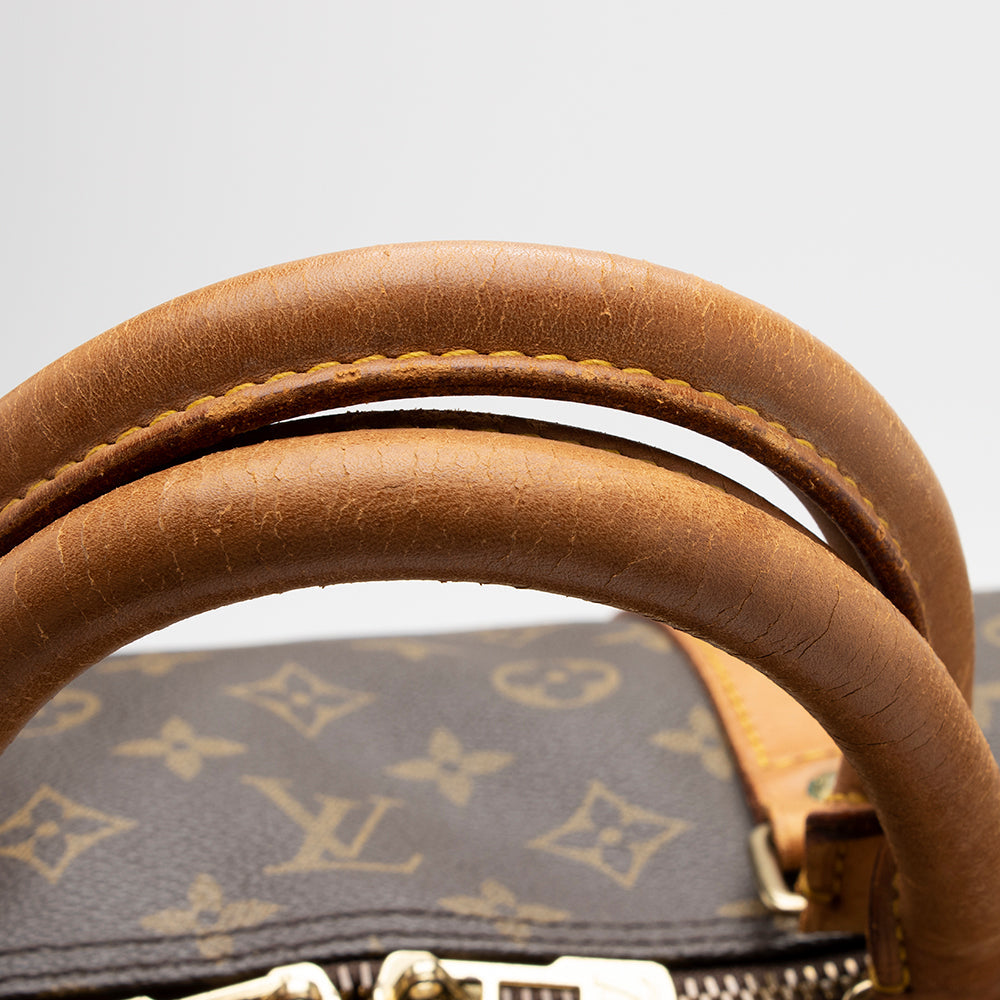 Louis Vuitton Vintage Monogram Canvas Keepall 60 Duffel Bag (16748) - Image 9