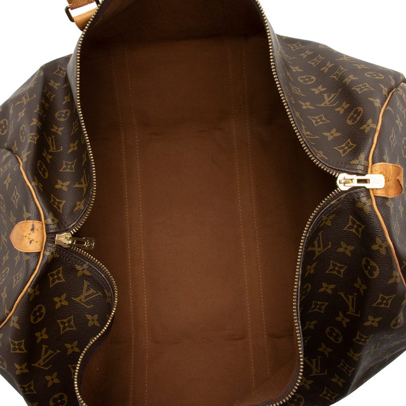 Louis Vuitton Vintage Monogram Canvas Keepall 60 Duffel Bag (16748) - Image 6