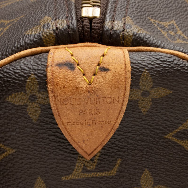 Louis Vuitton Vintage Monogram Canvas Keepall 60 Duffel Bag (16748) - Image 7