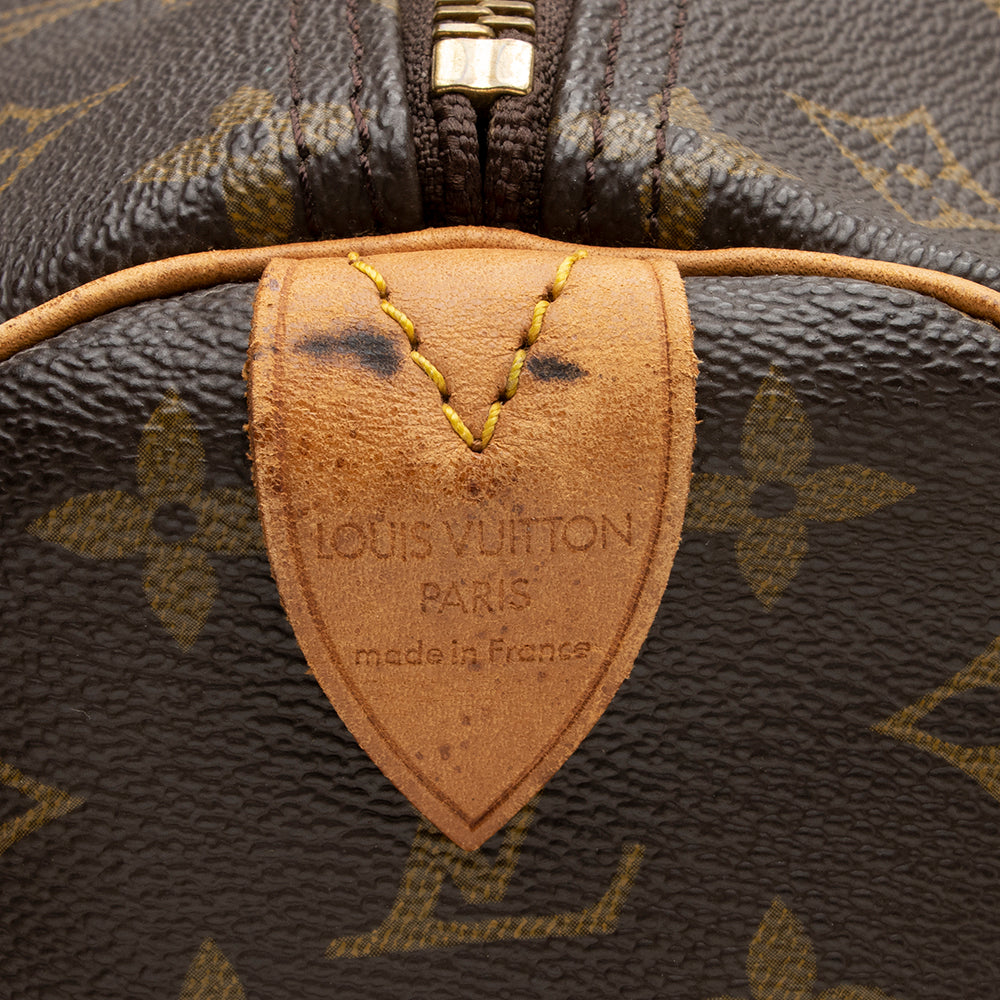 Louis Vuitton Vintage Monogram Canvas Keepall 60 Duffel Bag (16748) - Image 7