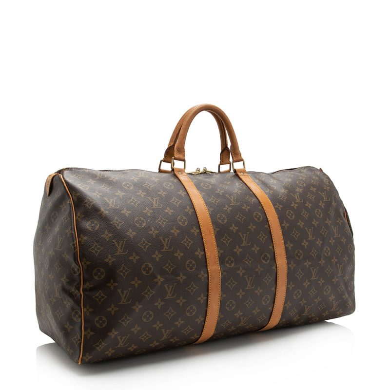 Louis Vuitton Vintage Monogram Canvas Keepall 60 Duffel Bag (16748) - Image 2