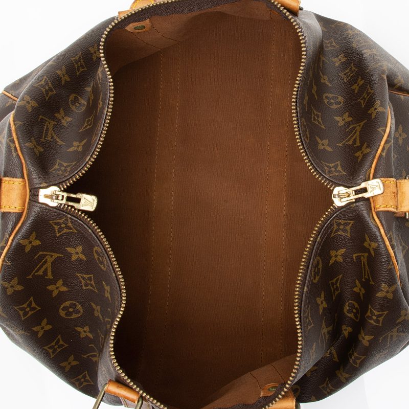 Louis Vuitton Vintage Monogram Canvas Keepall Bandouliere 45 Duffle Bag (23676) - Image 7