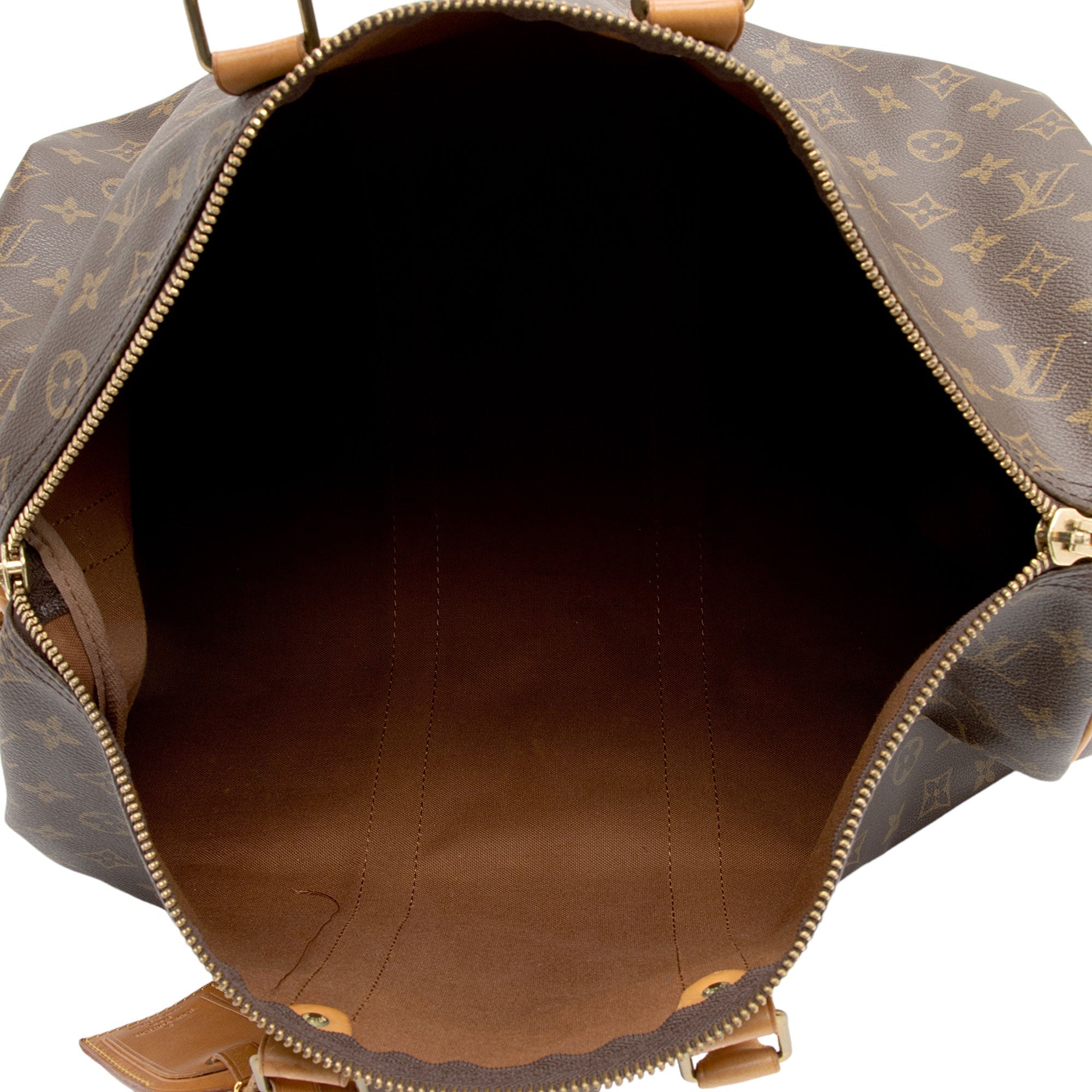 Louis Vuitton Vintage Monogram Canvas Keepall Bandouliere 45 Duffle Bag (vusdK4) - Image 6