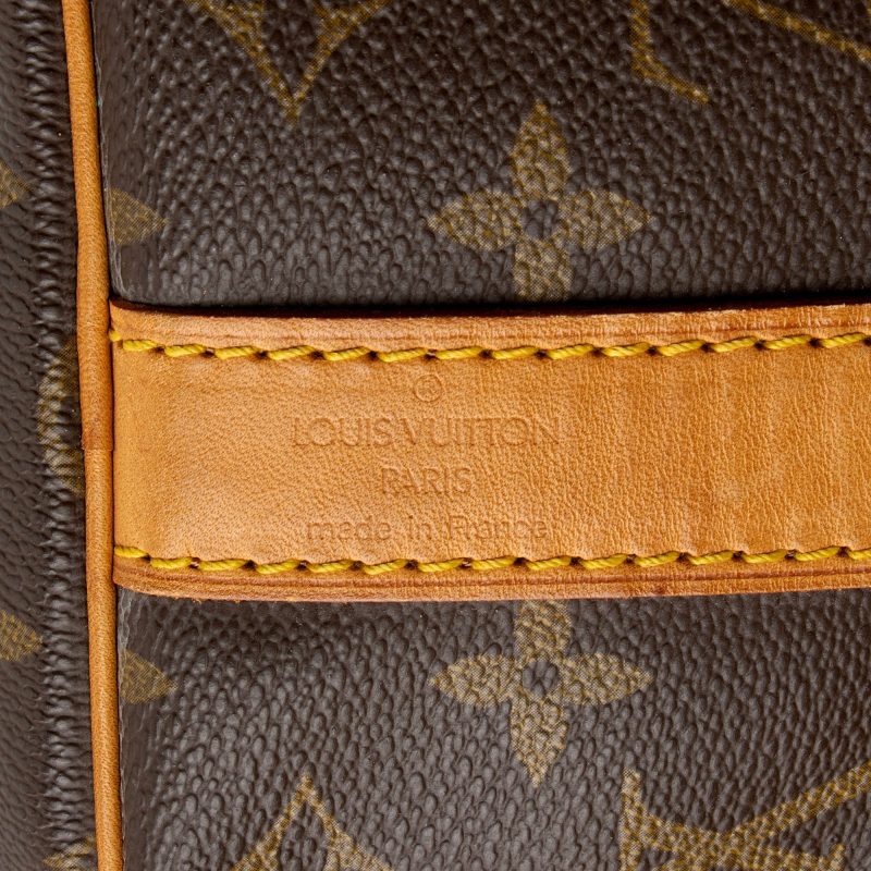 Louis Vuitton Vintage Monogram Canvas Keepall Bandouliere 45 Duffle Bag (vusdK4) - Image 7