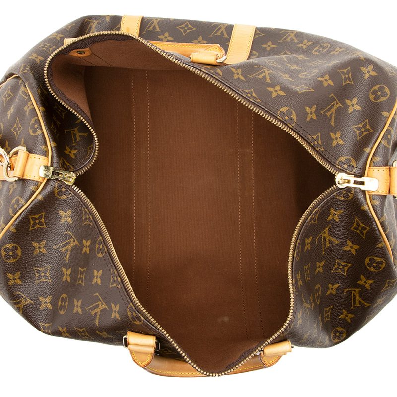 Louis Vuitton Vintage Monogram Canvas Keepall Bandouliere 50 Duffel Bag - FINAL SALE (20312) - Image 7