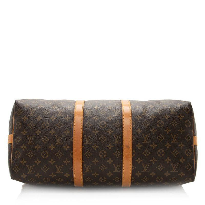Louis Vuitton Vintage Monogram Canvas Keepall Bandouliere 50 Duffle Bag (20373) - Image 4