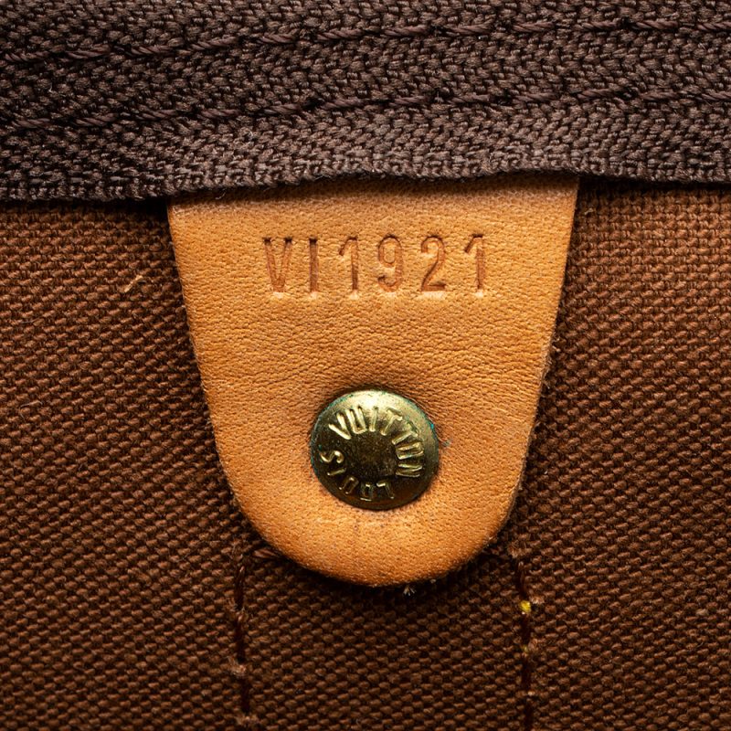 Louis Vuitton Vintage Monogram Canvas Keepall Bandouliere 50 Duffel Bag (20375) - Image 6