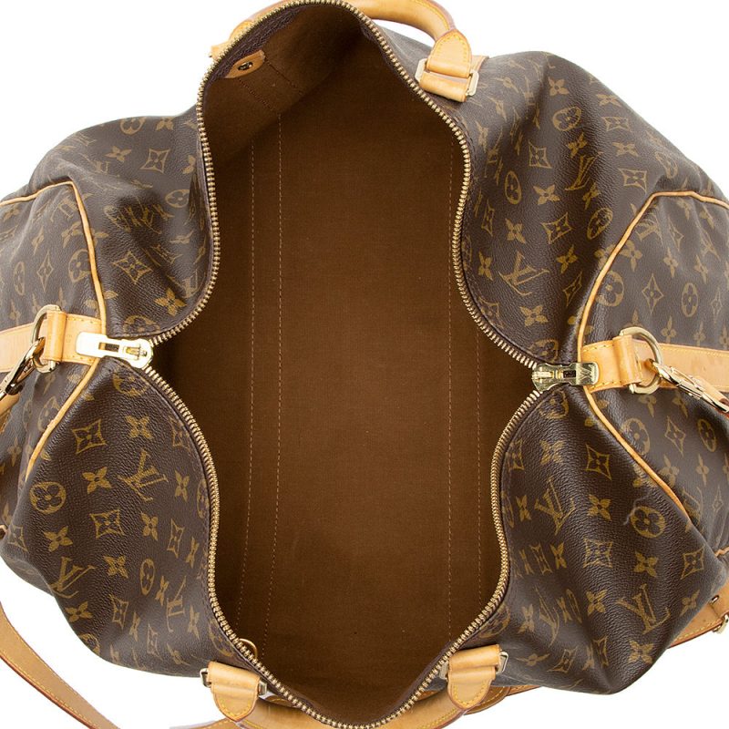 Louis Vuitton Vintage Monogram Canvas Keepall Bandouliere 50 Duffel Bag (20790) - Image 7