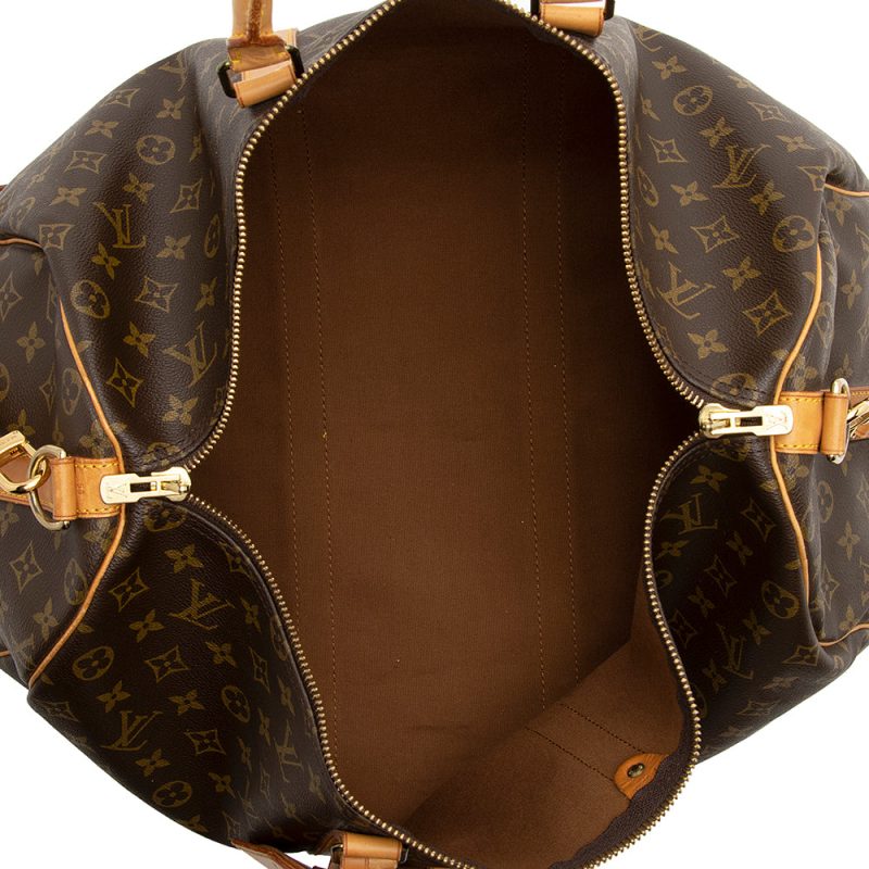 Louis Vuitton Vintage Monogram Canvas Keepall Bandouliere 50 Duffle Bag (20813) - Image 7