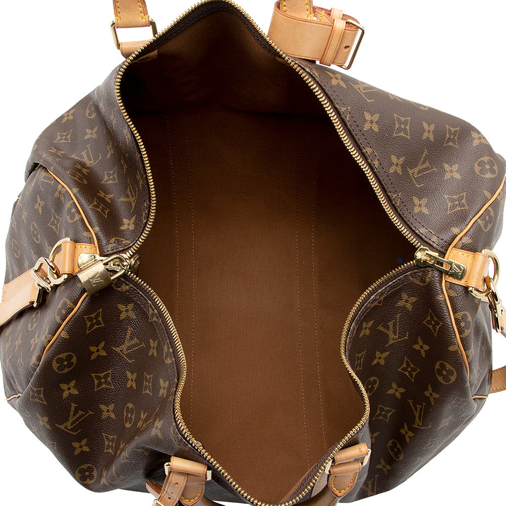 Louis Vuitton Vintage Monogram Canvas Keepall Bandouliere 50 Duffel Bag (21454) - Image 6