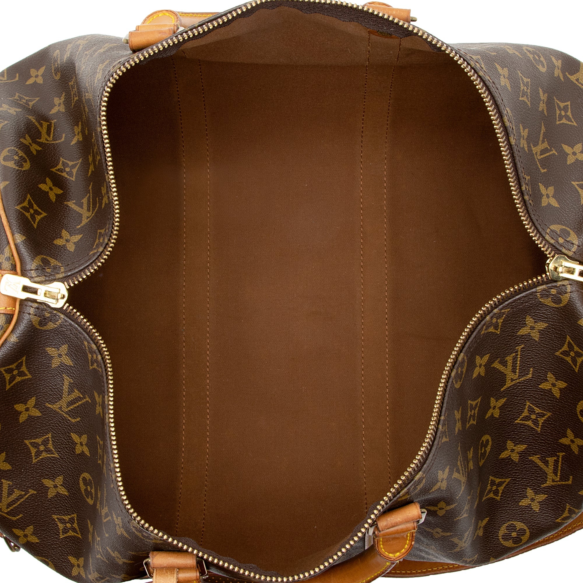 Louis Vuitton Vintage Monogram Canvas Keepall Bandouliere 50 Duffel Bag (22254) - Image 7