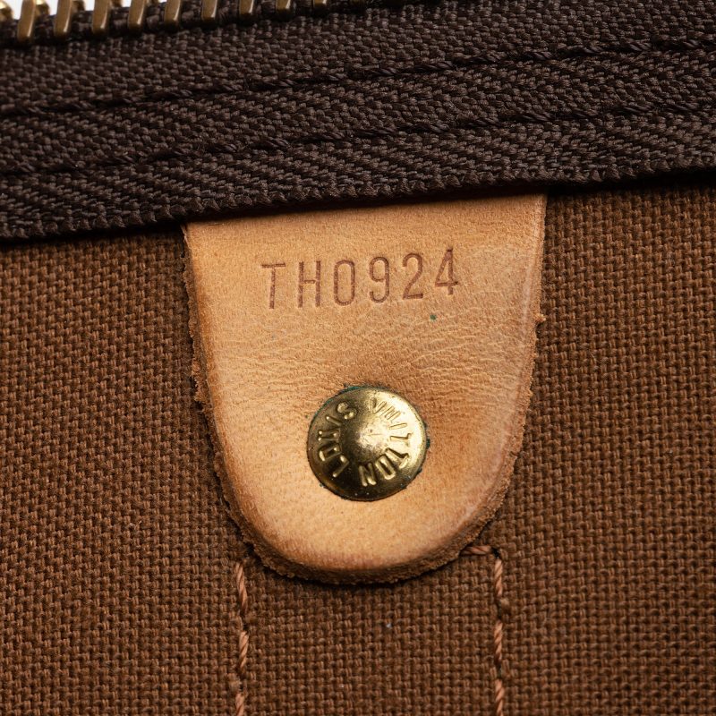 Louis Vuitton Vintage Monogram Canvas Keepall Bandouliere 50 Duffle Bag (22496) - Image 6