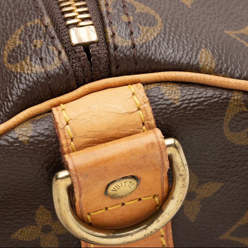 Louis Vuitton Vintage Monogram Canvas Keepall Bandouliere 50 Duffle Bag (22496) - Image 9