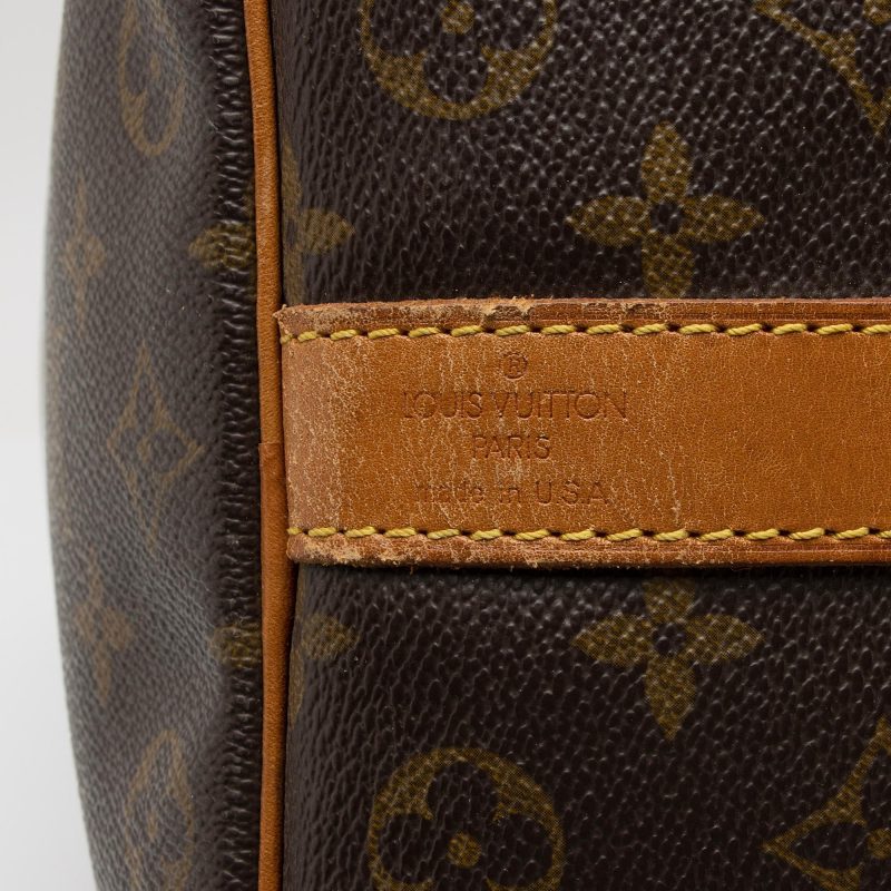 Louis Vuitton Vintage Monogram Canvas Keepall Bandouliere 50 Duffle Bag (RB8b0U) - Image 8