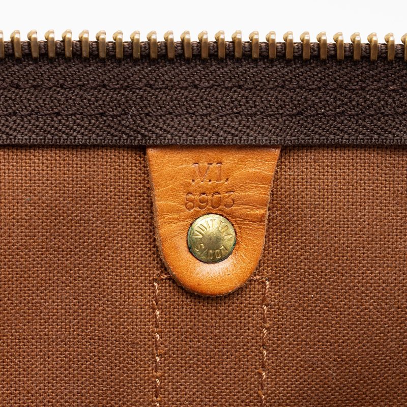 Louis Vuitton Vintage Monogram Canvas Keepall Bandouliere 50 Duffle Bag (ltytWp) - Image 6