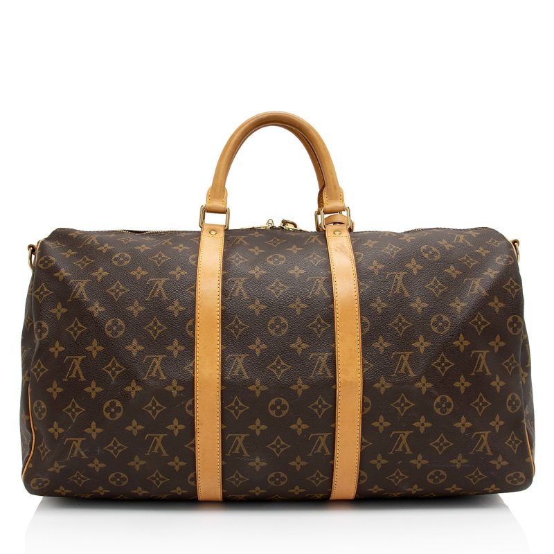 Louis Vuitton Vintage Monogram Canvas Keepall Bandouliere 50 Duffle Bag (rd0wWP) - Image 3