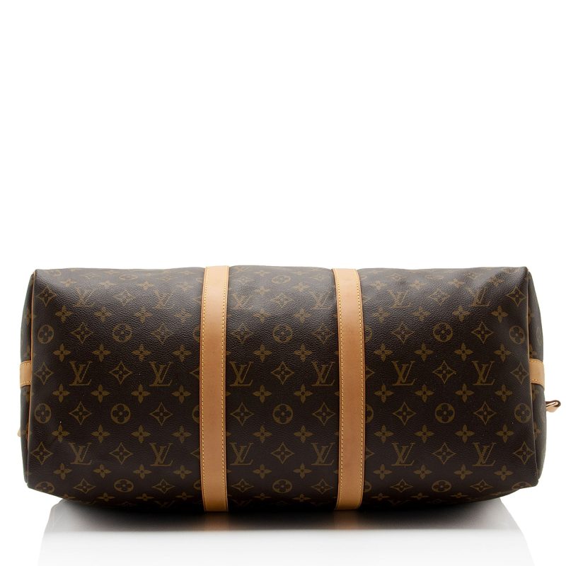 Louis Vuitton Vintage Monogram Canvas Keepall Bandouliere 50 Duffle Bag (s1qS6I) - Image 4