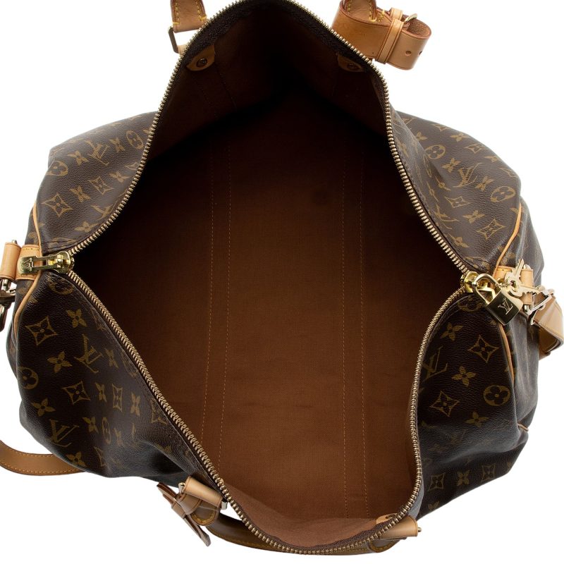 Louis Vuitton Vintage Monogram Canvas Keepall Bandouliere 50 Duffle Bag (s1qS6I) - Image 7