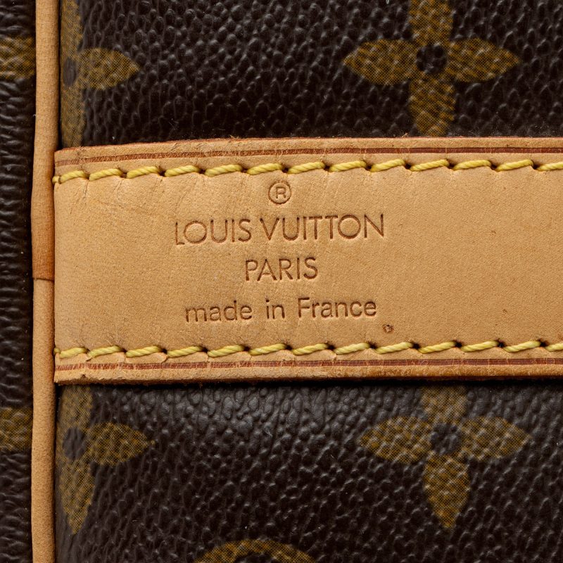 Louis Vuitton Vintage Monogram Canvas Keepall Bandouliere 50 Duffle Bag (s1qS6I) - Image 8