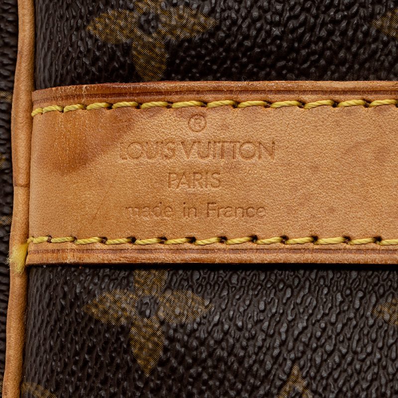 Louis Vuitton Vintage Monogram Canvas Keepall Bandouliere 55 Duffel Bag (16864) - Image 7