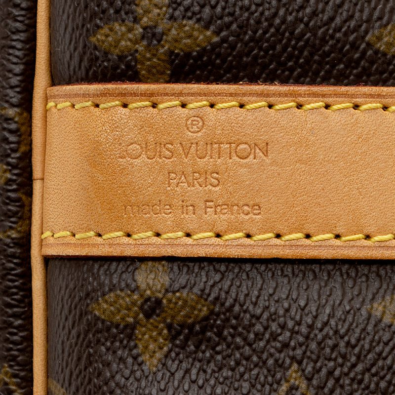 Louis Vuitton Vintage Monogram Canvas Keepall Bandouliere 55 Duffel Bag (17039) - Image 7