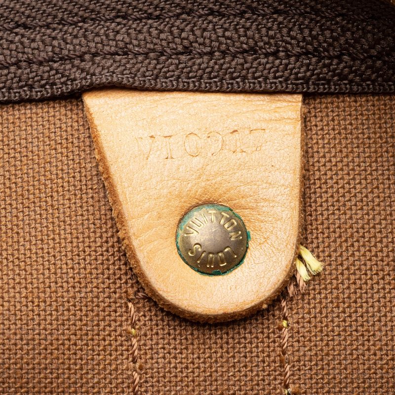 Louis Vuitton Vintage Monogram Canvas Keepall Bandouliere 55 Duffle Bag (22615) - Image 6
