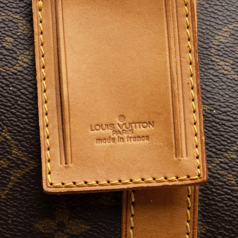 Louis Vuitton Vintage Monogram Canvas Keepall Bandouliere 55 Duffle Bag (22615) - Image 9