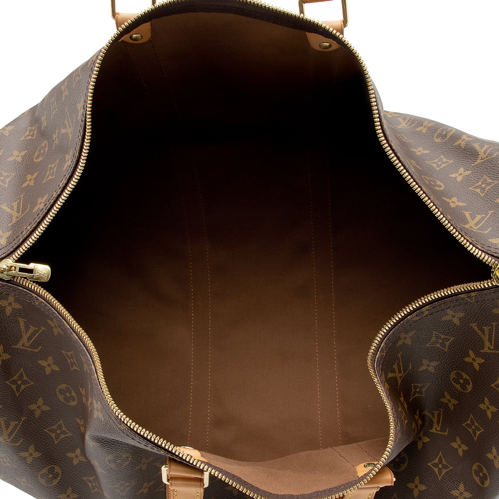 Louis Vuitton Vintage Monogram Canvas Keepall Bandouliere 55 Duffle Bag (22479) - Image 7