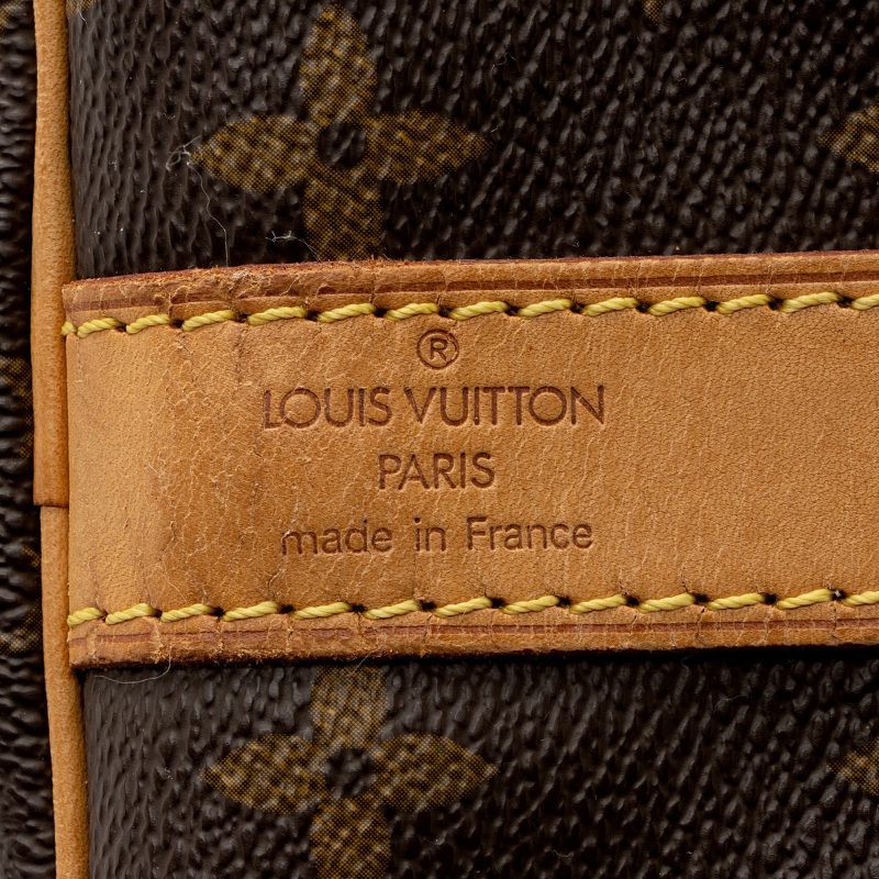 Louis Vuitton Vintage Monogram Canvas Keepall Bandouliere 55 Duffle Bag (22479) - Image 8
