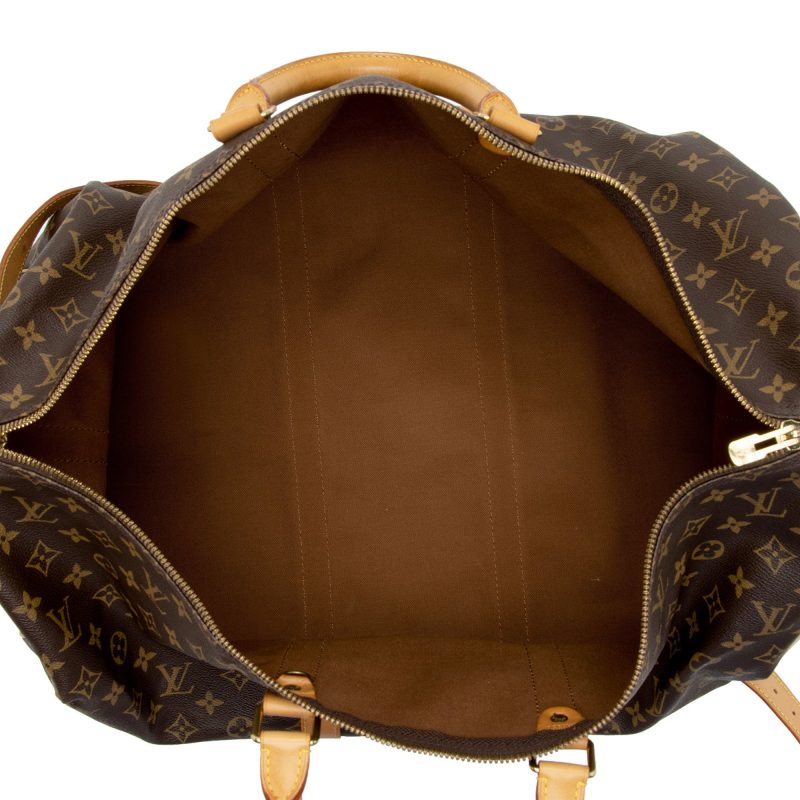 Louis Vuitton Vintage Monogram Canvas Keepall Bandouliere 55 Duffle Bag (g634Q4) - Image 7