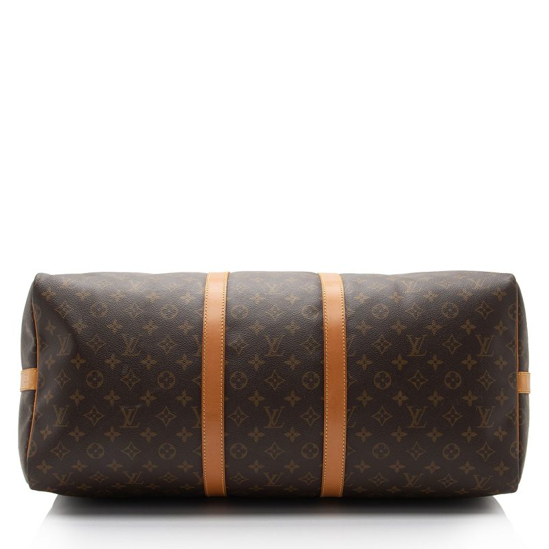 Louis Vuitton Vintage Monogram Canvas Keepall Bandouliere 55 Duffle (3bJnhV) - Image 4