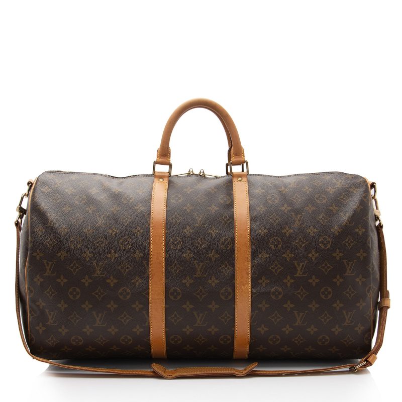 Louis Vuitton Vintage Monogram Canvas Keepall Bandouliere 55 Duffle (3bJnhV)